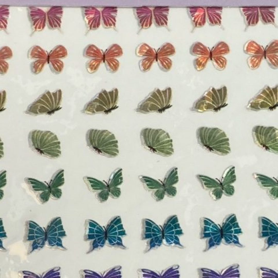 Nail art sticker butterfly