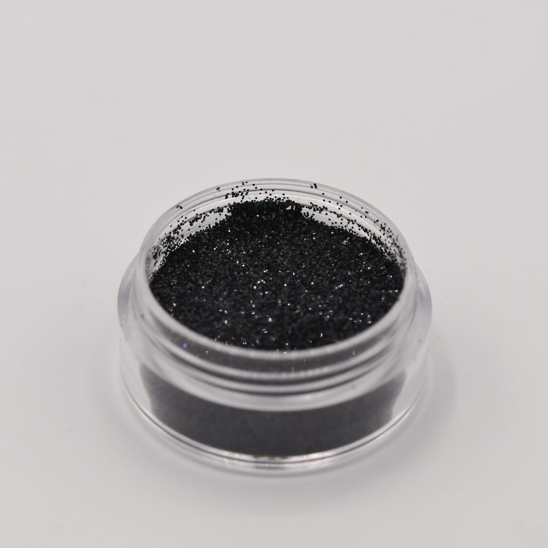 black glitter powder-2